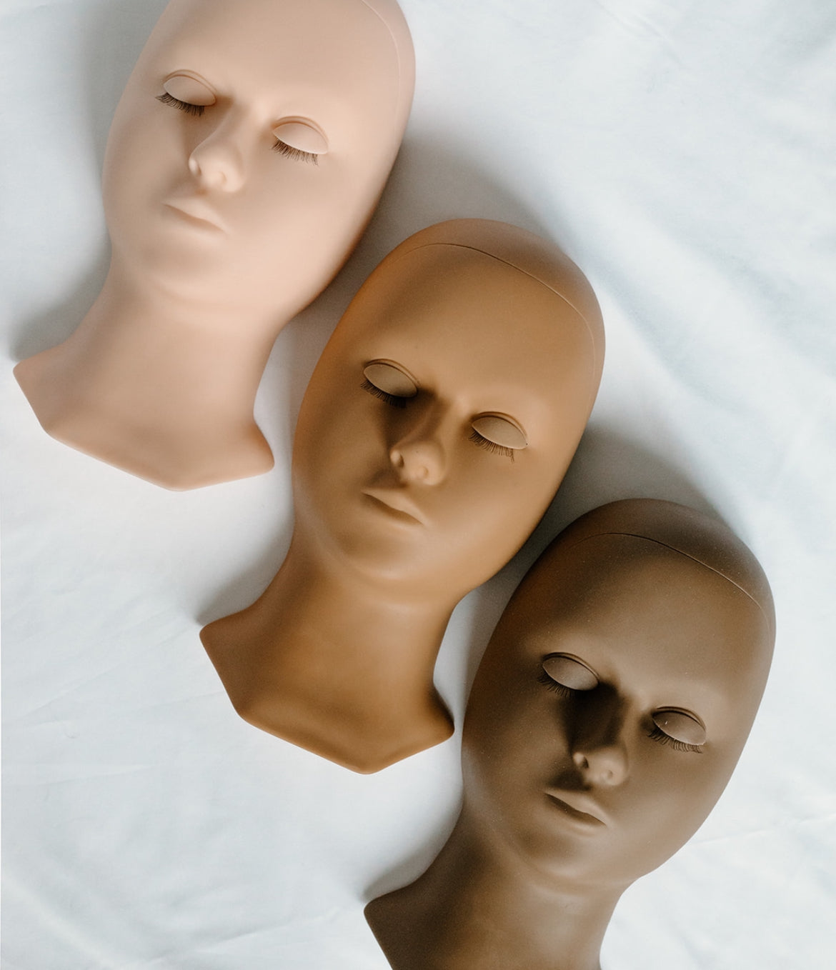 Lashes starter kits with Mannequin model head